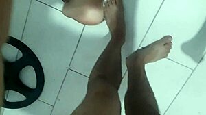 Brunette Prostitute Struggles With Giant Cock Moaning