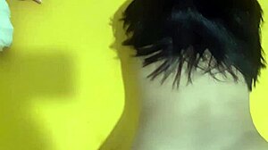 Brunette Prostitute Struggles With Giant Cock Moaning