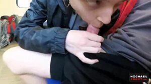 Bj awam sebenar di kereta api dengan Mihanika69 dan MichaelFrost POV creampie! Sangat liar! 😜