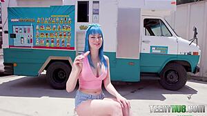 Jewelz Blu Gives Mike Mancini A Hardcore Blowjob With Her Big Ass!