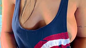 The Little Nipple Of Natural Breast That's Mouthwatering