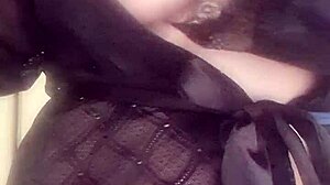 I'm smoking while feeling horny and loving my tits