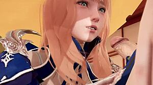 Genshin Impact Hentai Sahnesi Lisa L ile 3D Animasyon ve Döl