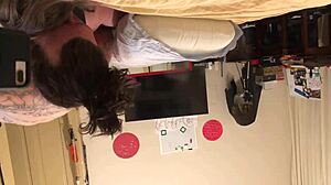 Nasty PAWG slut gets blowjob and creampie from big cock