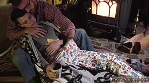 It’s Gay Boy’s first time gay anal with a stepdad