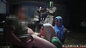 Petite Arab Teen Sneaks Into Army Base