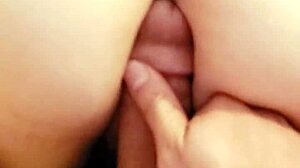 A Latina eagerly sucks a massive monster cock in this intense blowjob scene