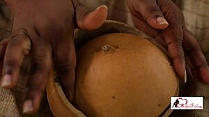 i'm bangin' outdoor wit blowjob an' doggystyle, bent ovr group cock