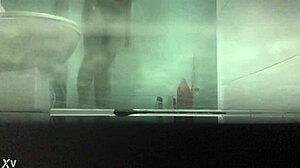 Amateur video of a hot girl taking a shower