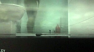 Amateur video of a hot girl taking a shower