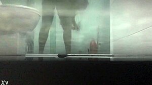 Amateur video of a hot girl taking a shower