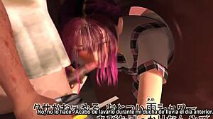 Rina explora agujeros profundos 3D en sub español