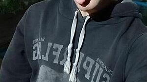 Gay man shows his face in a casual video