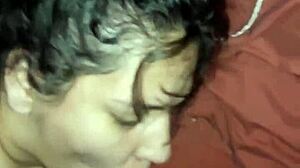 Her gorgeous wife giving a blowjob is on Mamada’s verified profile