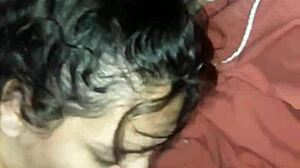 Her gorgeous wife giving a blowjob is on Mamada’s verified profile