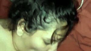 Her gorgeous wife giving a blowjob is on Mamada’s verified profile