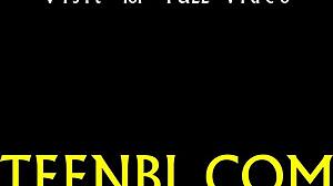 erotična ročna dela se spremeni v globoko pihanje za zadovoljstvo najstnice 18+