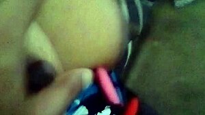 Sri Lankan babe flaunts her big tits intensely