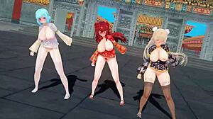 Mmd Virtual Youtubers Chinese New Year By 熊野ひろ