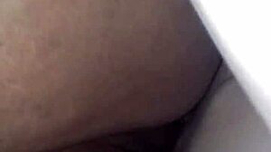 Nasty slut hints at craving cum from big black cock
