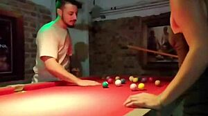 tigresa vip's wild pool table fucking with gaucho pussy hunter