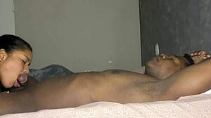 Дълбоко гърло преди сън с аматьорска двойка Nysdel