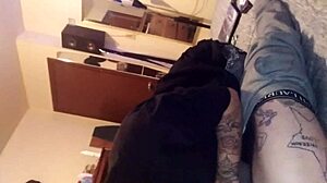 Amanda Performs Deepthroat Blowjob On Cock