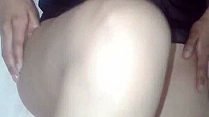 Alone again, she masturbates passionately!