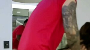 i observe the girl and neighbor getting acquainted outdoors