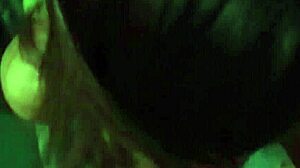 girl gives intense blowjob action!