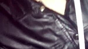 Spanish lips wrap around big black cock