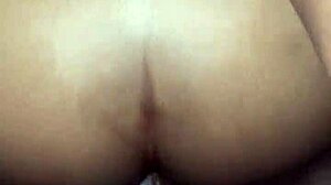 Ebony wife records homemade