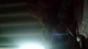 Hot young girl in couple scene