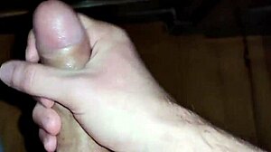 young 18+ amateur masturbates to orgasm and cum in homemade solo