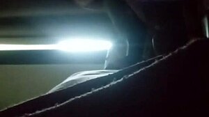 Hot young girl in couple scene