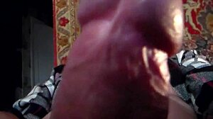 Victor Intensely Masturbates Cock