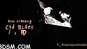 Detailed hardcore thraldom scene with intense domination and submission