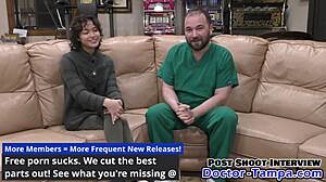 Simte fiorul când Doctorul Tampa examinează prima ginecologie a lui Brooklyn Rossi cu ajutorul asistentei Aria Nicole