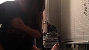 Jenny gives an amazing blowjob.