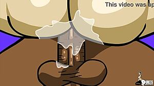 En elak nunna och milf får sina tighta fittor sträckta vida