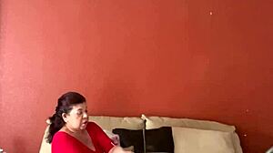 She receives a sensual pussy massage