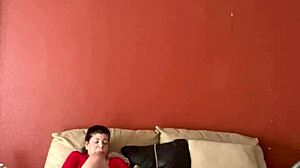 She receives a sensual pussy massage