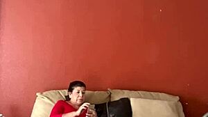 She receives a sensual pussy massage