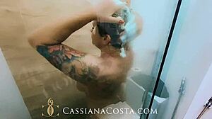 Watch Cassiana Costa in the bath while my friend gives the best blowjob ever?