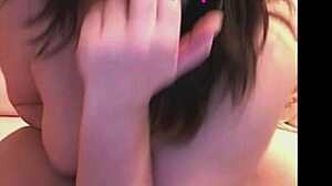 big mature brunette touches her pussy softly on webcam