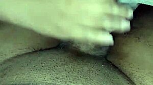 Brazilian slut makes cuckold cum