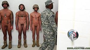 Navy and Army Men Share Naked Gay Fun