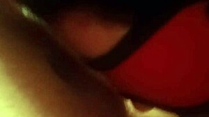 i give a long blowjob to his cock