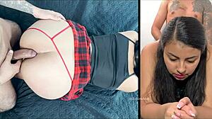 Hé, istenem, rossz lyuk! Fájdalmas segges meglepetés a szexi 18 éves latin diákkal