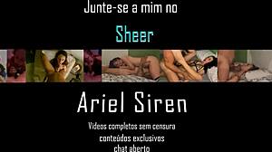 gyönyörű latina ariel arcot mutat pov kézimunkában